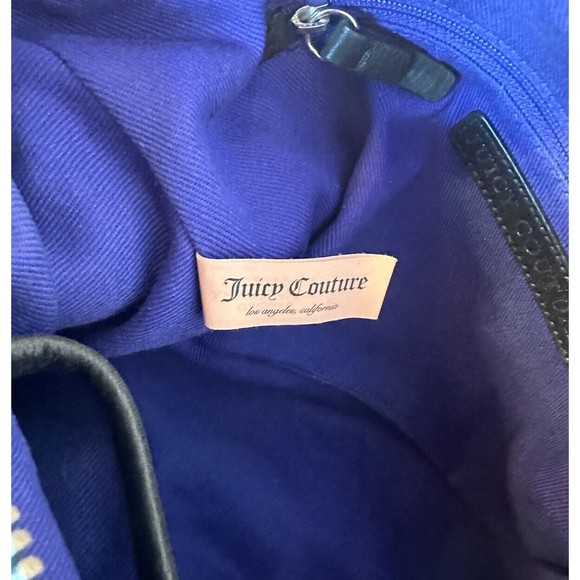 JUICY COUTURE BLACK ADJUSTABLE SINGLE STRAP  CROSSBODY OR SHOULDER BAG - Picture 12 of 12